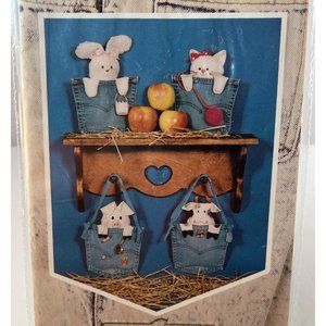 Pocket Pals Pattern Upcycled Jeans Pockets Country Thread Designs 1991